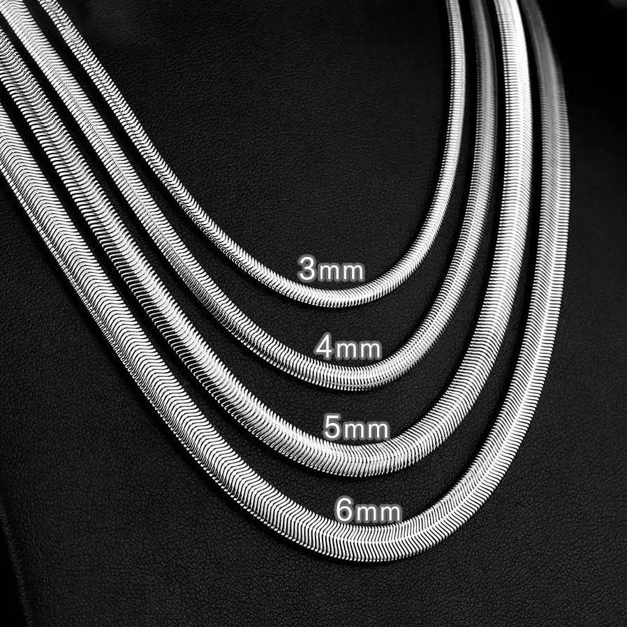 Snake Chain Stainless Steel Necklace VRAFI