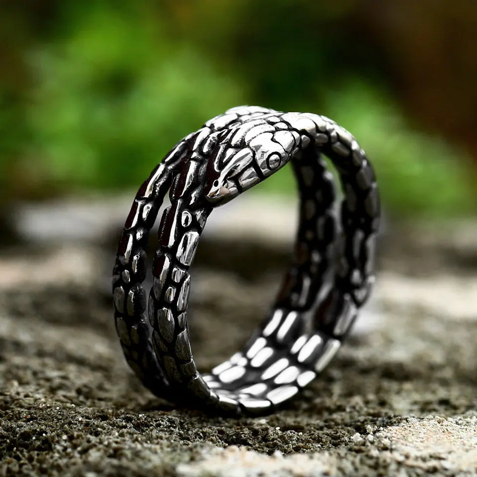 Snake Stainless Steel Ring VRAFI