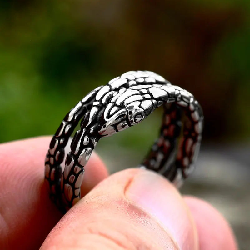 Snake Stainless Steel Ring VRAFI