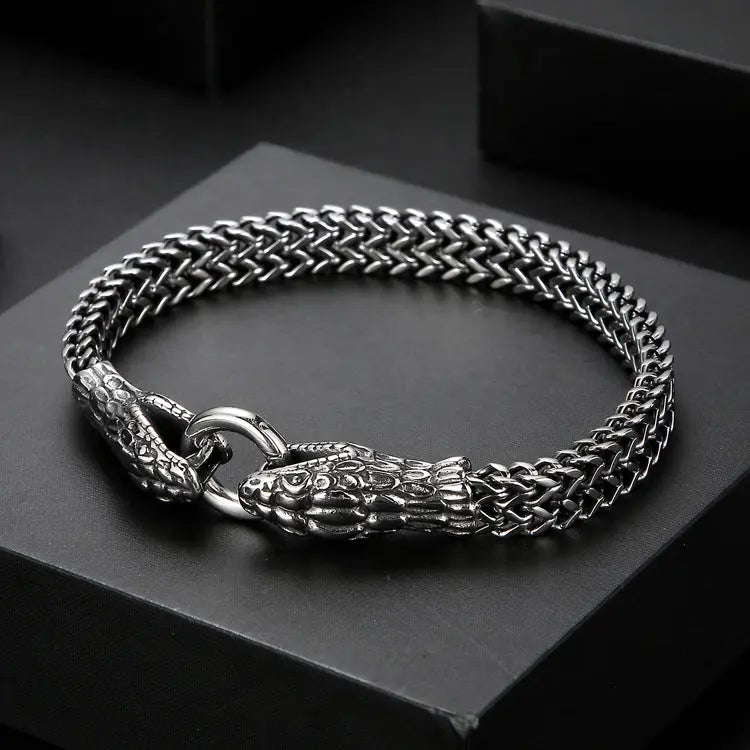 Snake Style Stainless Steel Bracelet VRAFI