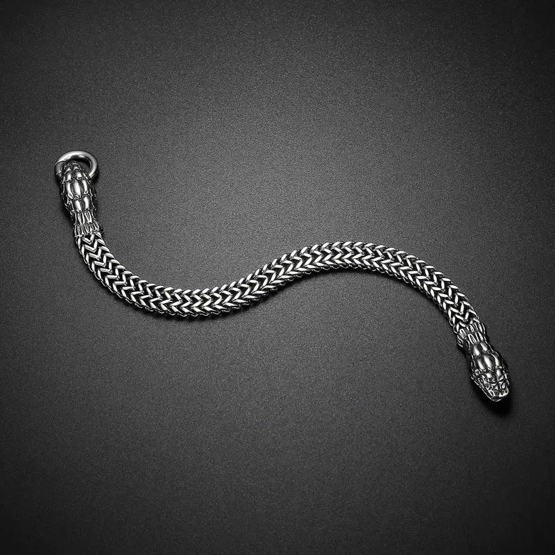 Snake Style Stainless Steel Bracelet VRAFI