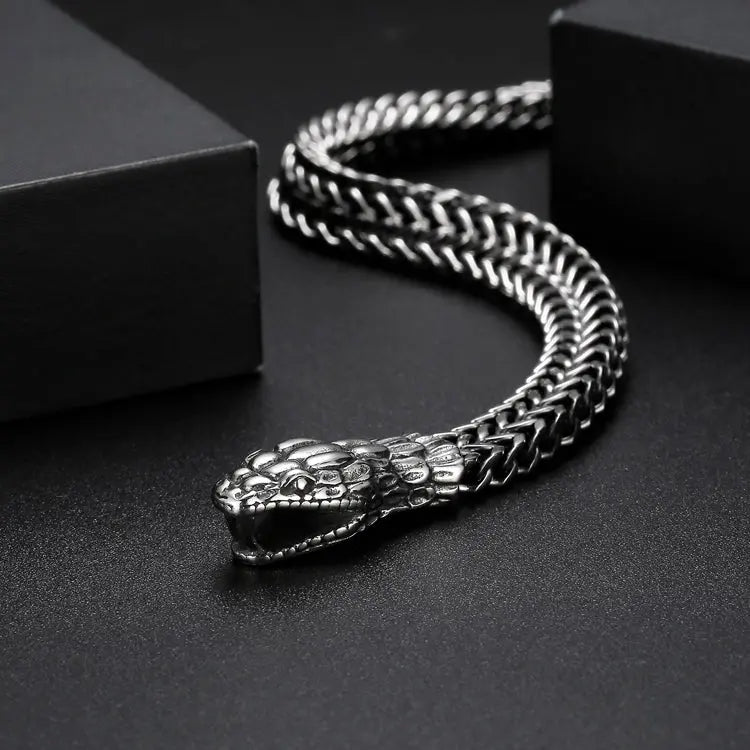 Snake Style Stainless Steel Bracelet VRAFI