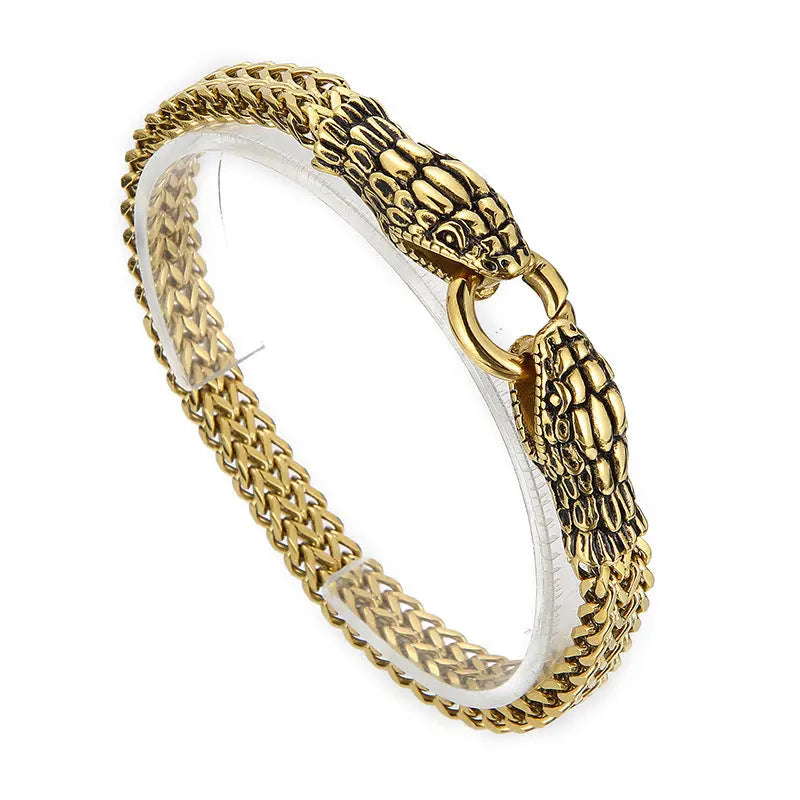 Snake Style Stainless Steel Bracelet VRAFI