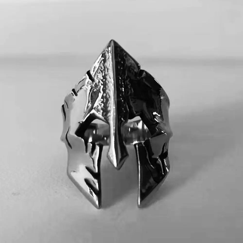 Spartan Helmet Stainless Steel Ring VRAFI