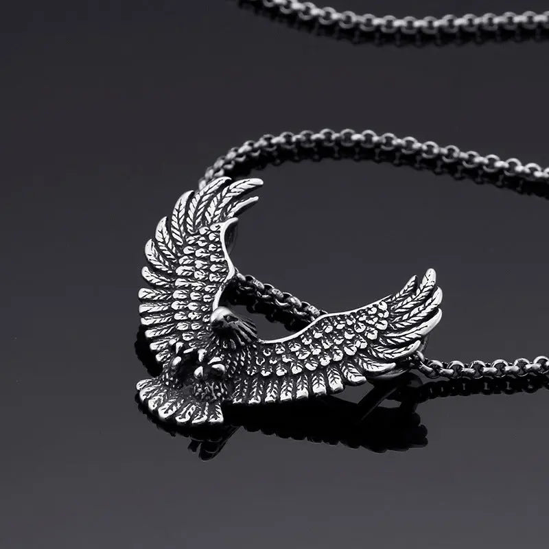 Spreading Wings Eagle Stainless Steel Pendant VRAFI