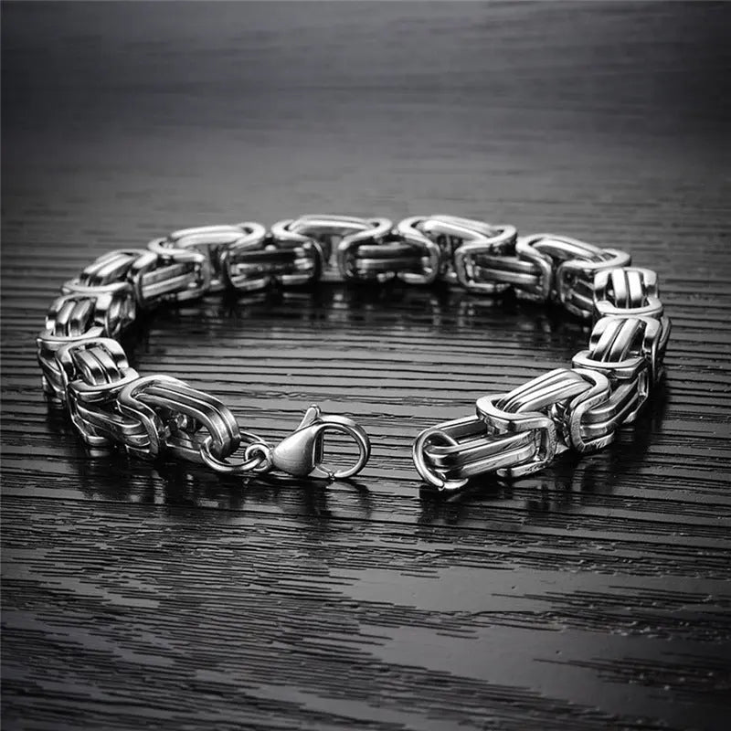 Square Buckle Link Stainless Steel Bracelet VRAFI