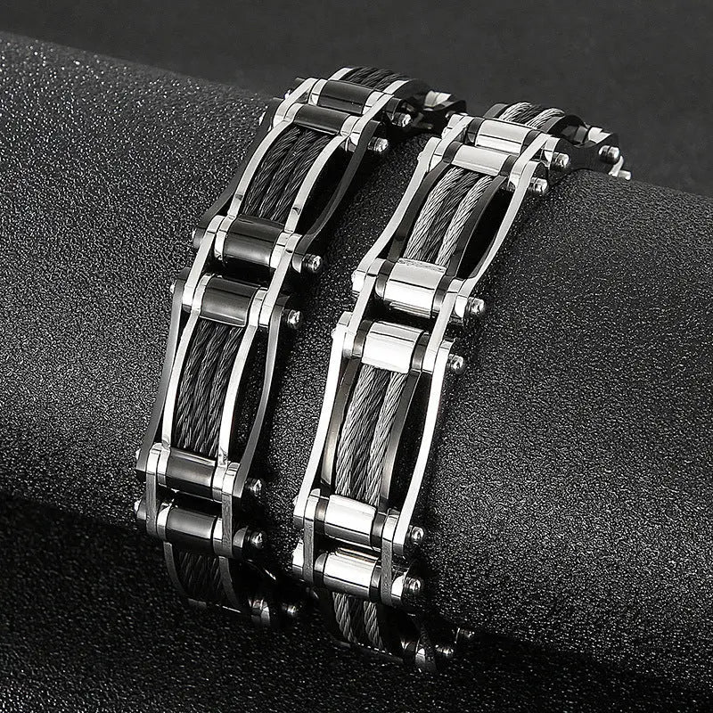 Steel Wire Bike Chain Stainless Steel Bracelet VRAFI