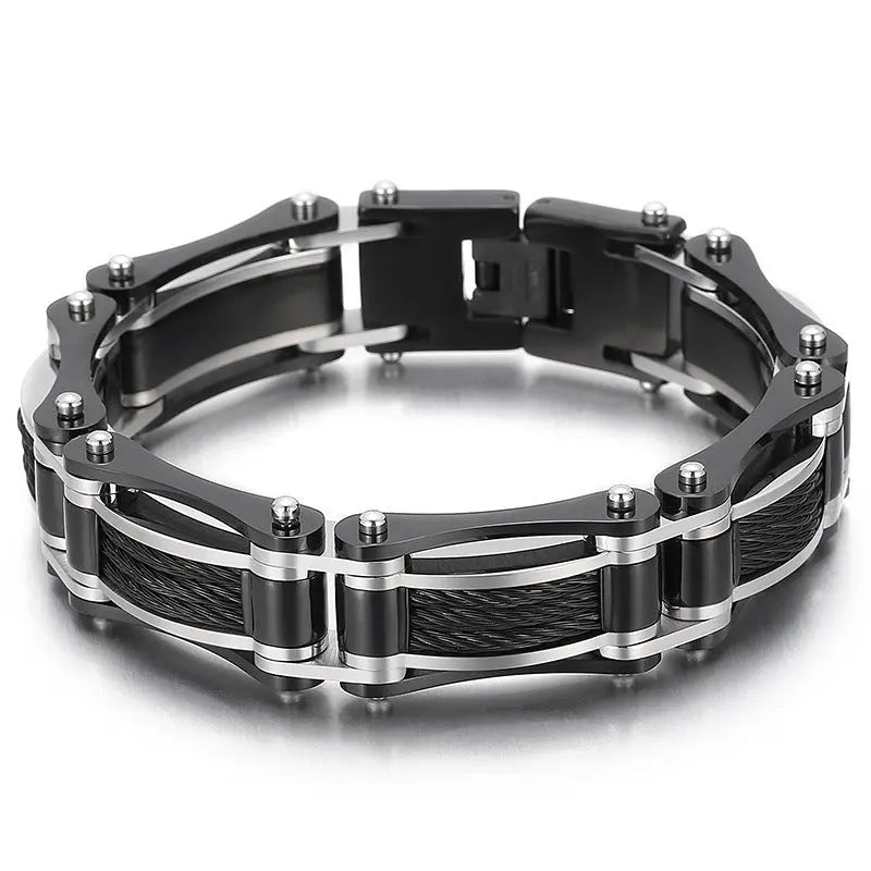 Steel Wire Bike Chain Stainless Steel Bracelet VRAFI