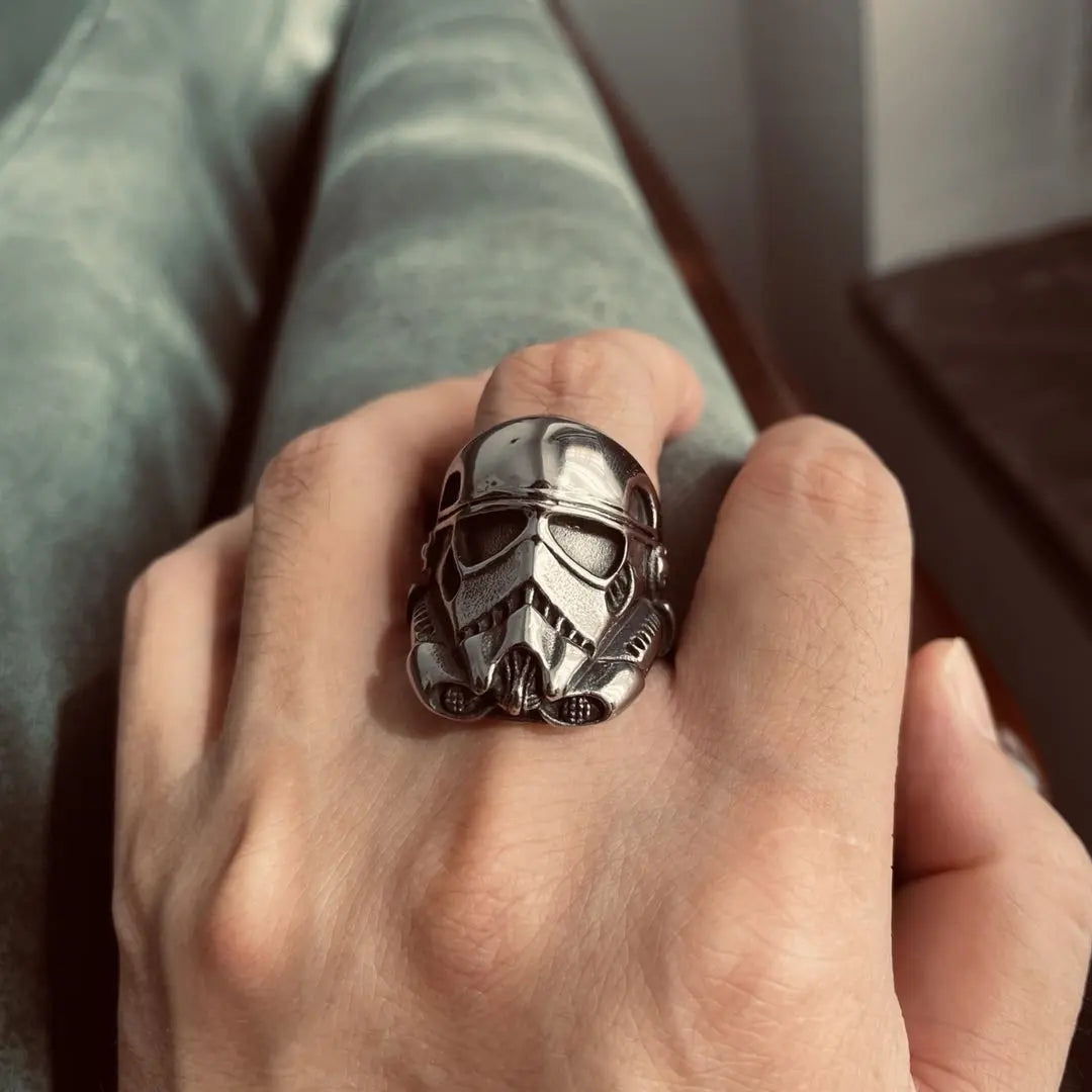 Stormtrooper Stainless Steel Ring - Vrafi Jewelry