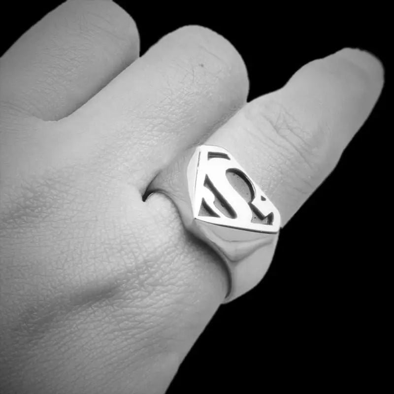 Superman Icon Stainless Steel Ring VRAFI