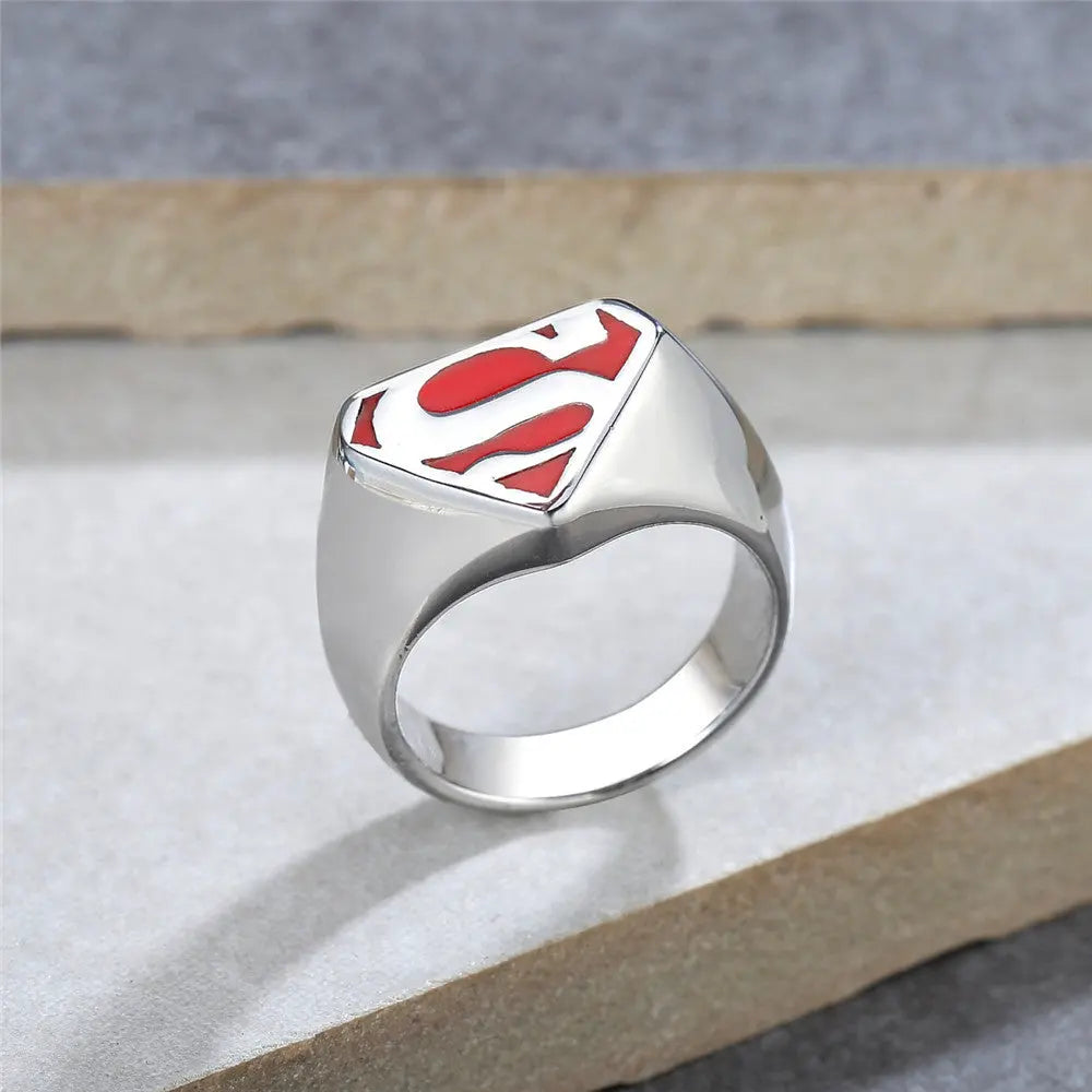 Superman Icon Stainless Steel Ring VRAFI