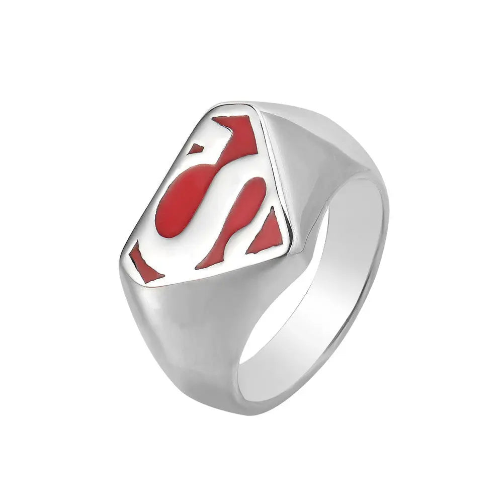 Superman Icon Stainless Steel Ring VRAFI