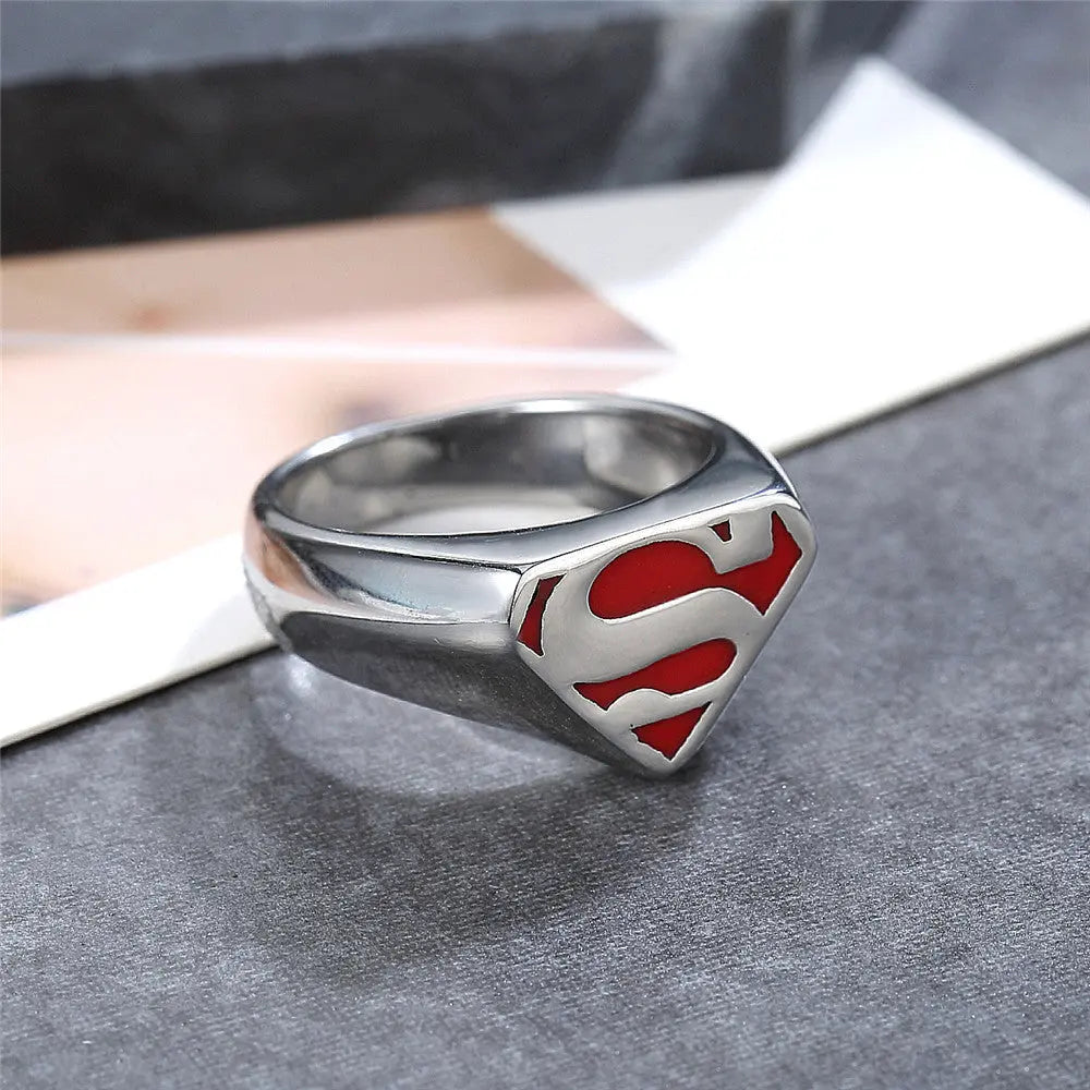 Superman Icon Stainless Steel Ring VRAFI