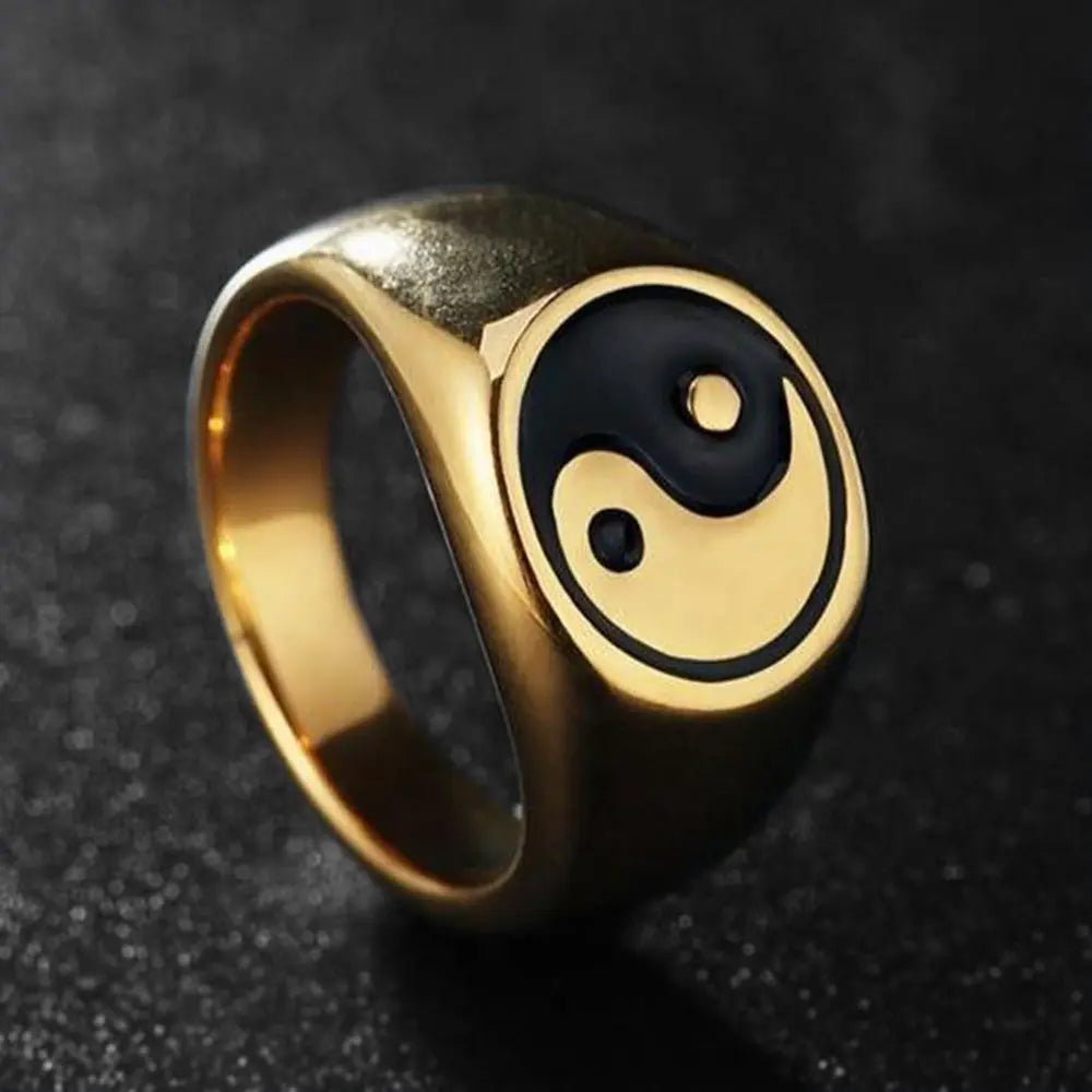 Tai Chi Yin Yang Stainless Steel Ring VRAFI