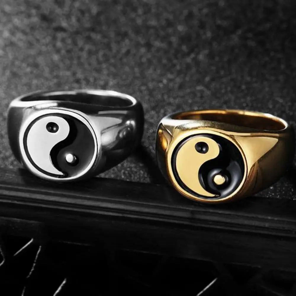 Tai Chi Yin Yang Stainless Steel Ring VRAFI