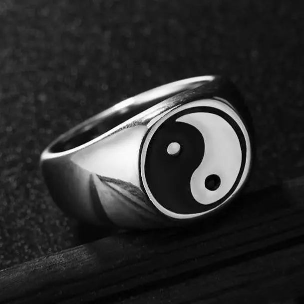 Tai Chi Yin Yang Stainless Steel Ring VRAFI