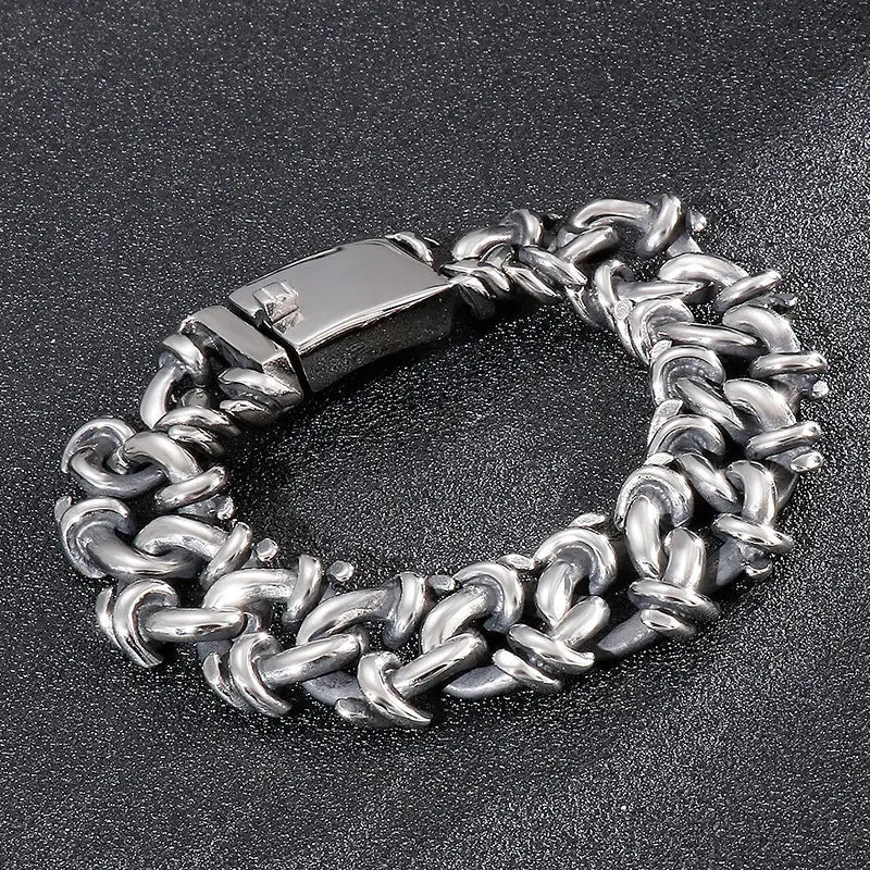 Tangled Chain Stainless Steel Bracelet VRAFI