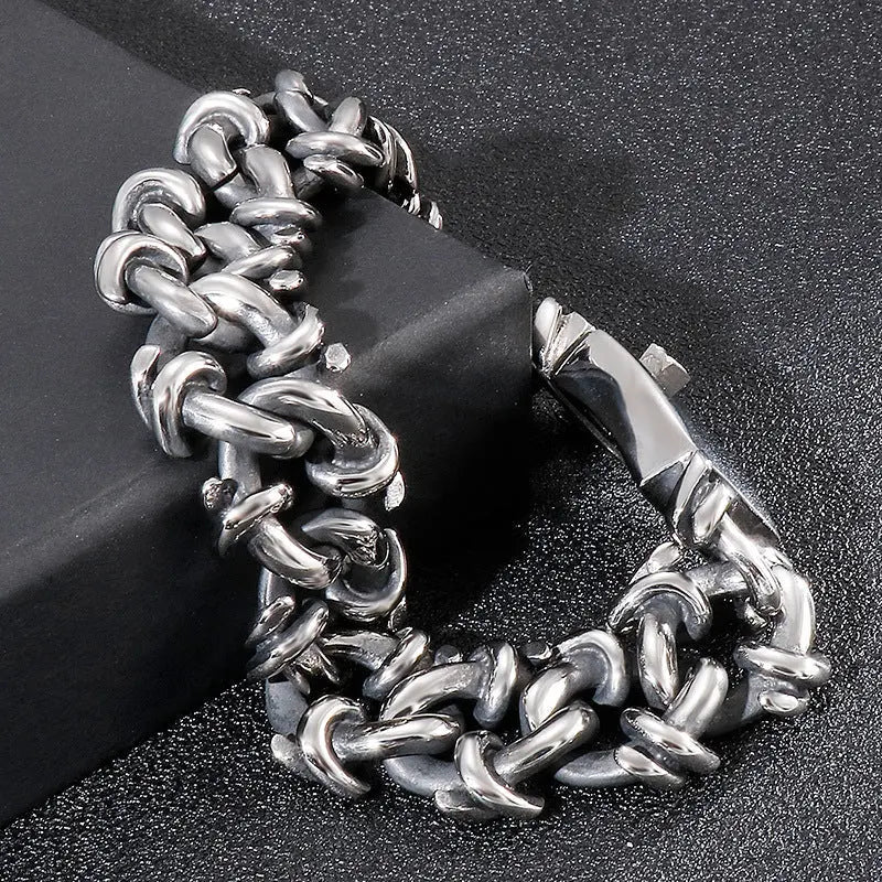 Tangled Chain Stainless Steel Bracelet VRAFI