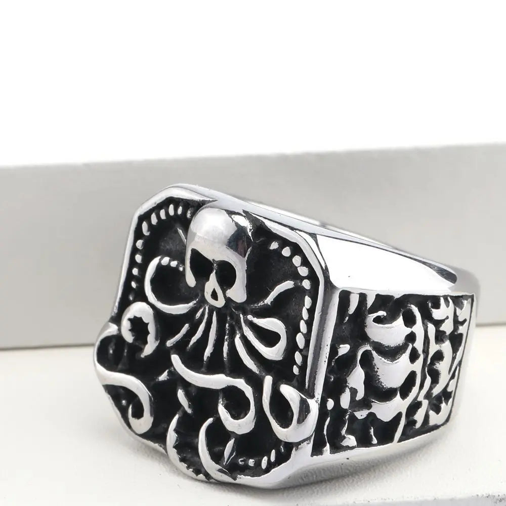 The Giant Octopus Stainless Steel Ring VRAFI