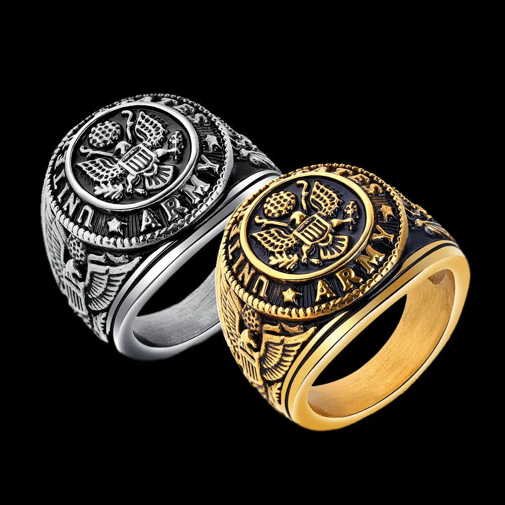 The Great Seal of the United States of America Stainless Steel Ring VRAFI