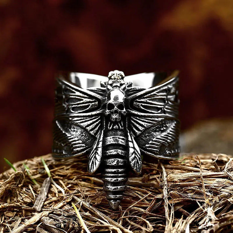 The Silence of the Lambs Stainless Steel Ring - Vrafi Jewelry