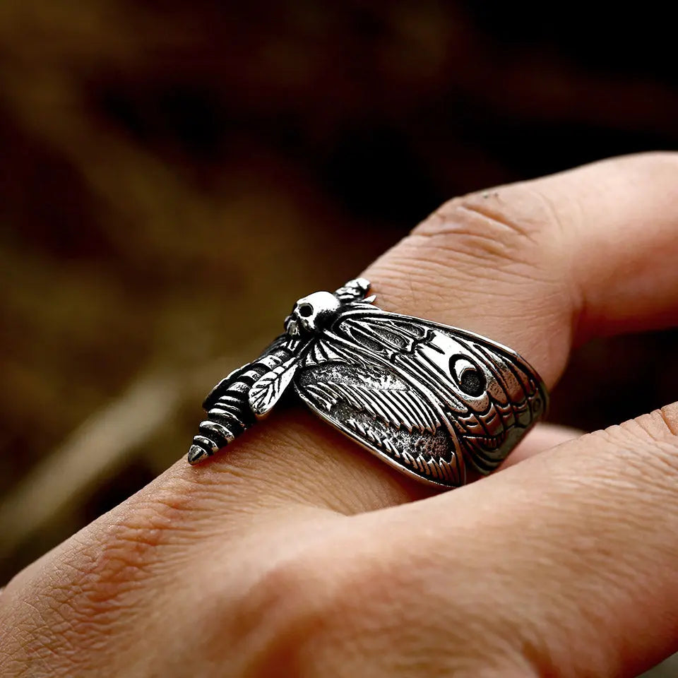 The Silence of the Lambs Stainless Steel Ring - Vrafi Jewelry