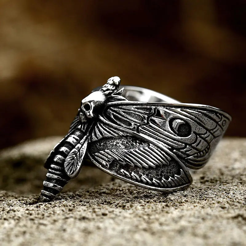 The Silence of the Lambs Stainless Steel Ring - Vrafi Jewelry