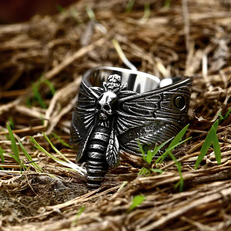 The Silence of the Lambs Stainless Steel Ring - Vrafi Jewelry