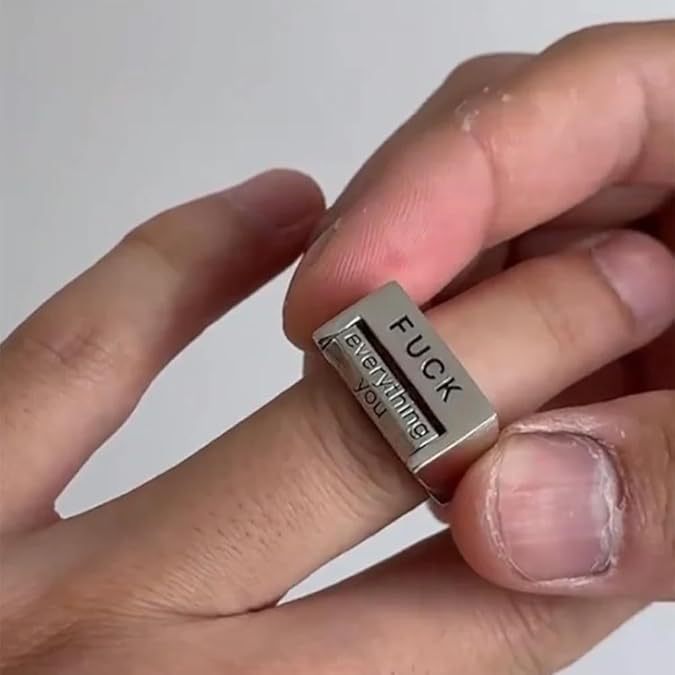 The F-word Rotatable Interactive Ring