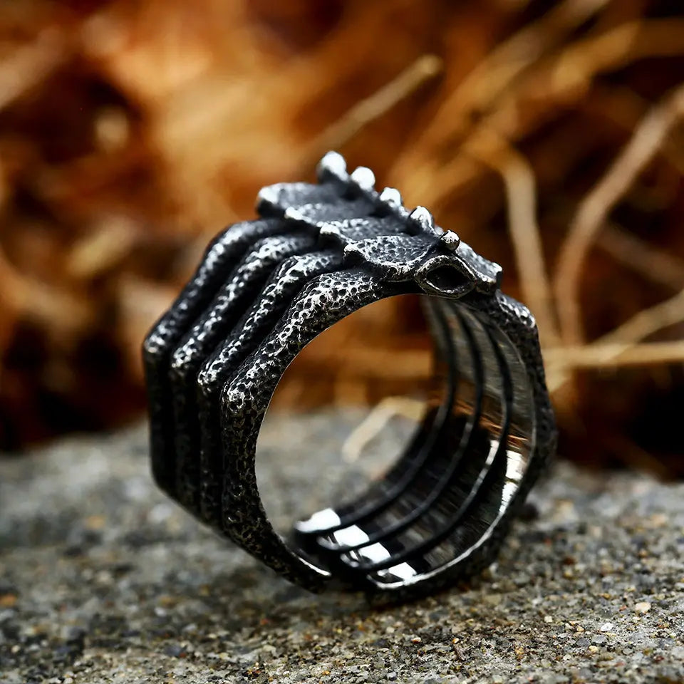 Thoracic Spine & Rib Cage Stainless Steel Ring VRAFI