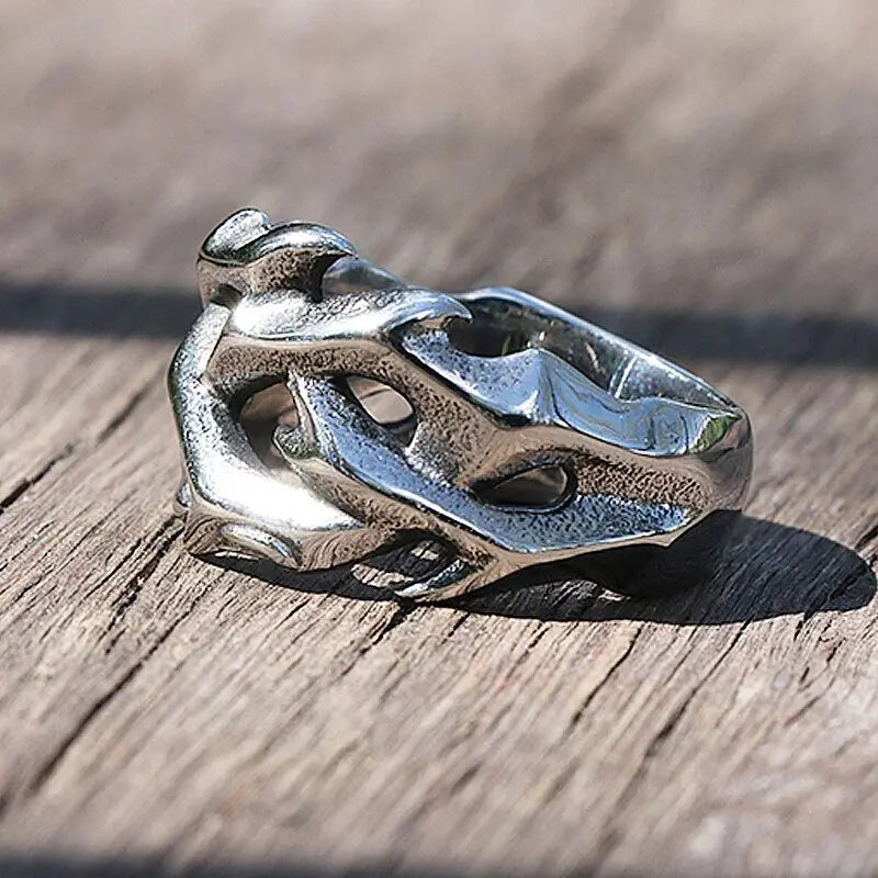 Thorny Stainless Steel Ring VRAFI