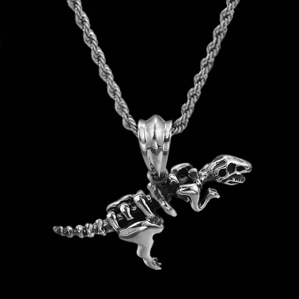 Triceratops Dinosaur Stainless Steel Pendant VRAFI