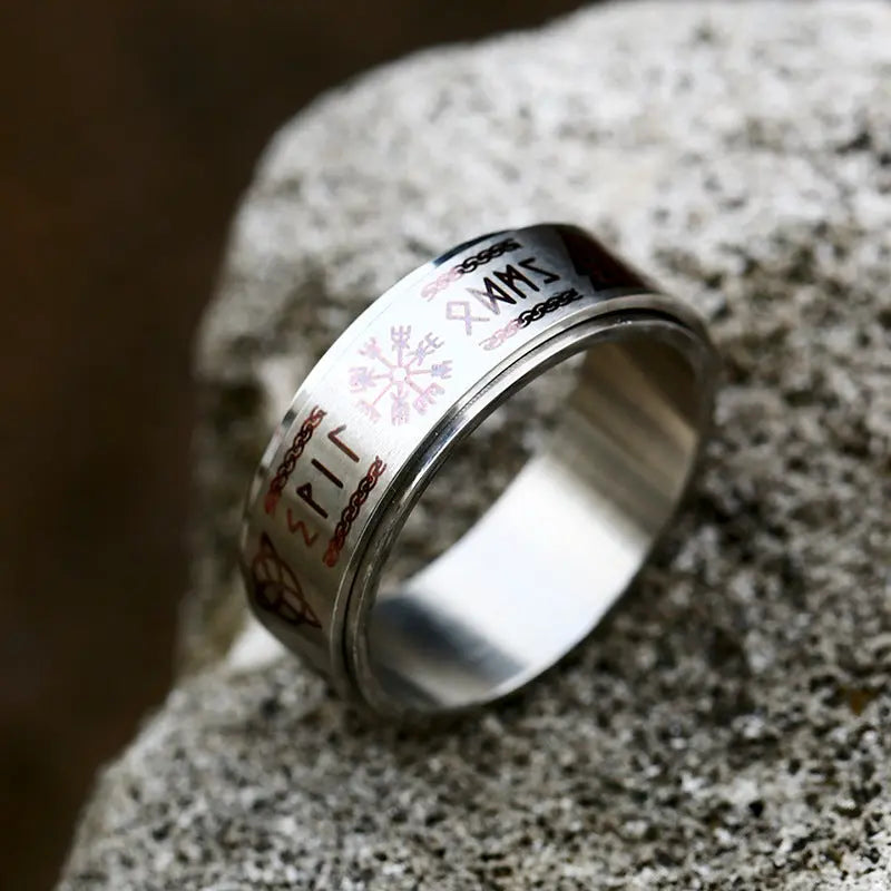 Viking letters Stainless Steel Ring VRAFI