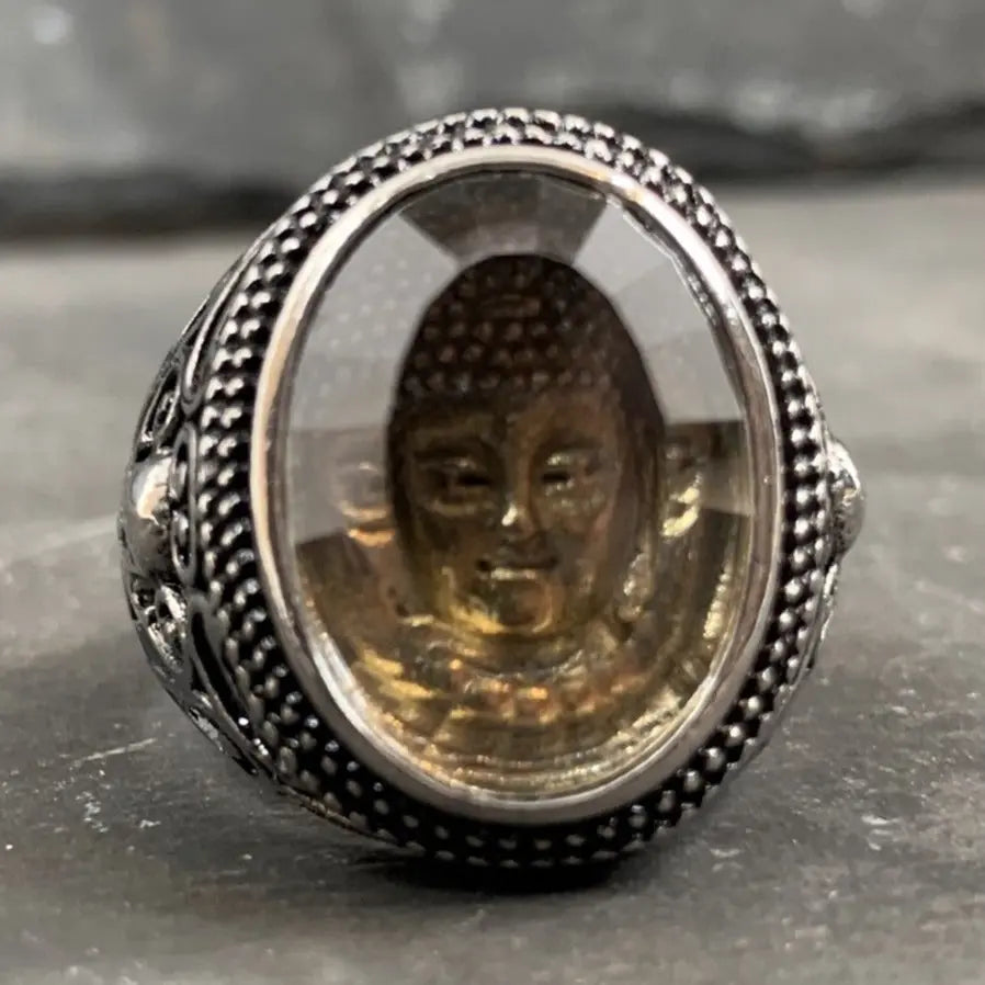 Vintage Buddha Ring - Vrafi Jewelry