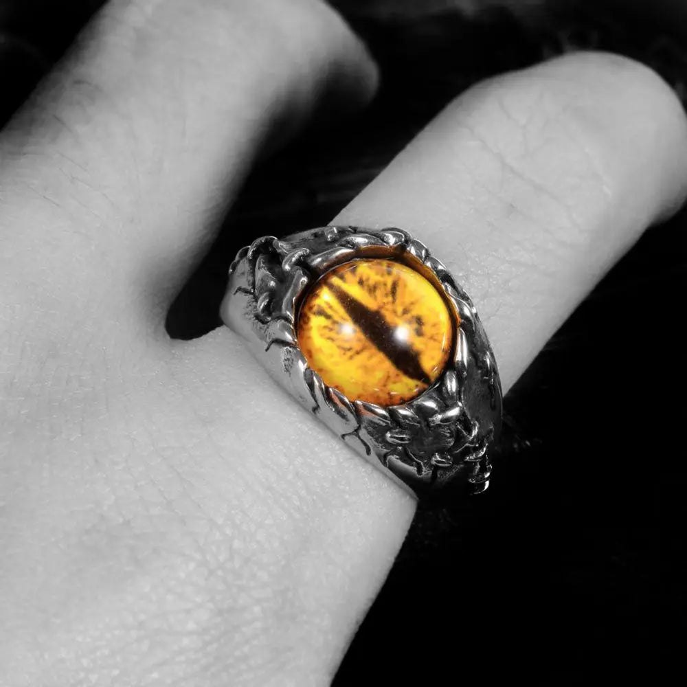 Vintage Dragon Eye Stainless Steel Ring VRAFI