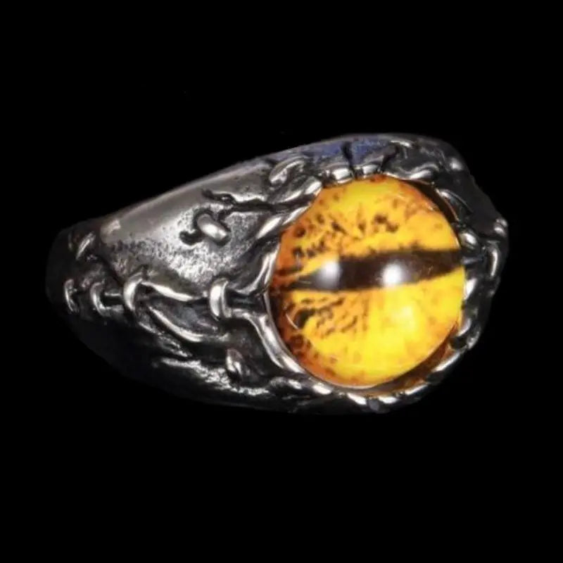 Vintage Dragon Eye Stainless Steel Ring VRAFI