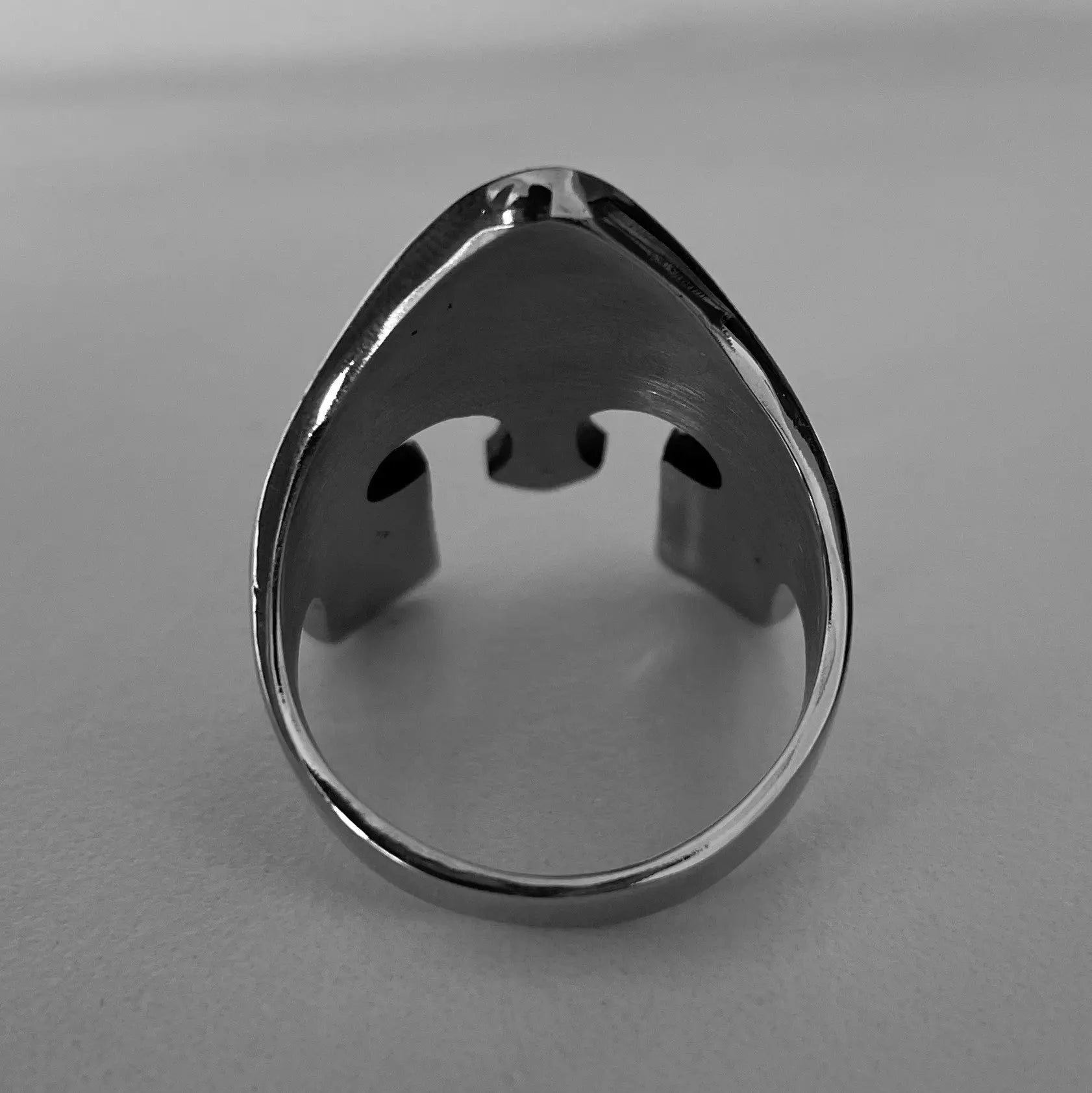 Warrior Helmet Totem Stainless Steel Ring - Vrafi Jewelry