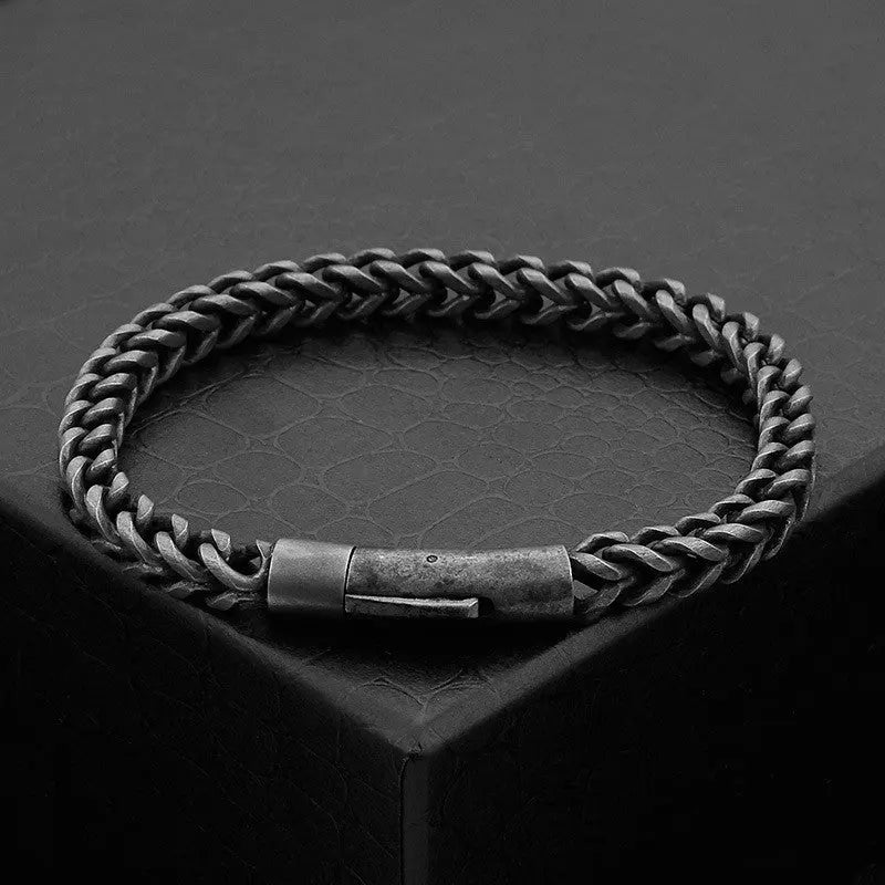 Wheat Chain Stainless Steel Bracelet VRAFI