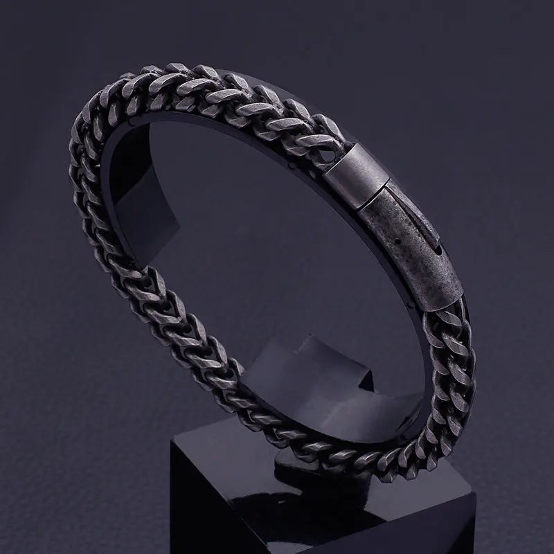 Wheat Chain Stainless Steel Bracelet VRAFI