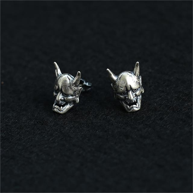 Beast Ghost Head Raksha Yaksha Earring - Vrafi Jewelry