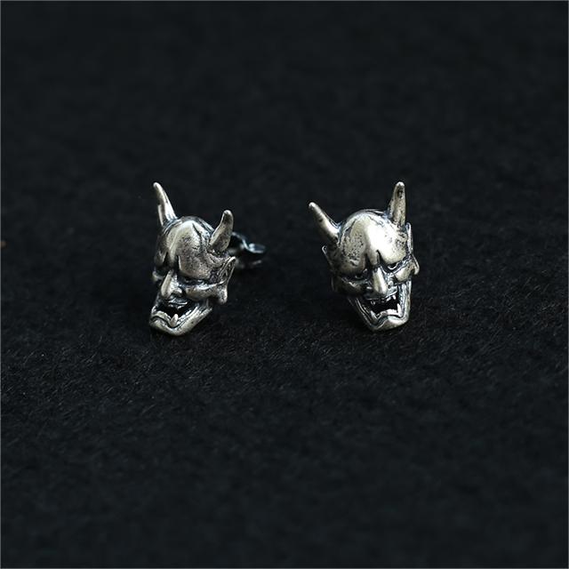 Beast Ghost Head Raksha Yaksha Earring - Vrafi Jewelry