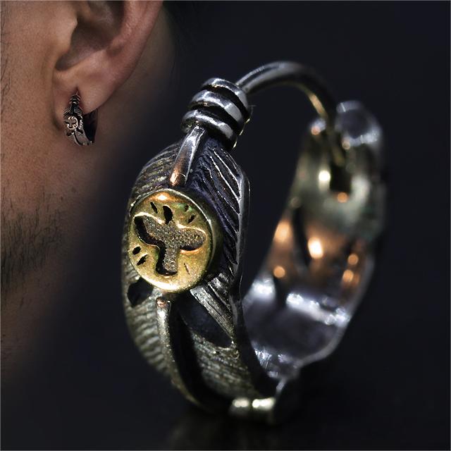 Cross Hunting Street Stud Earrings - Vrafi Jewelry 