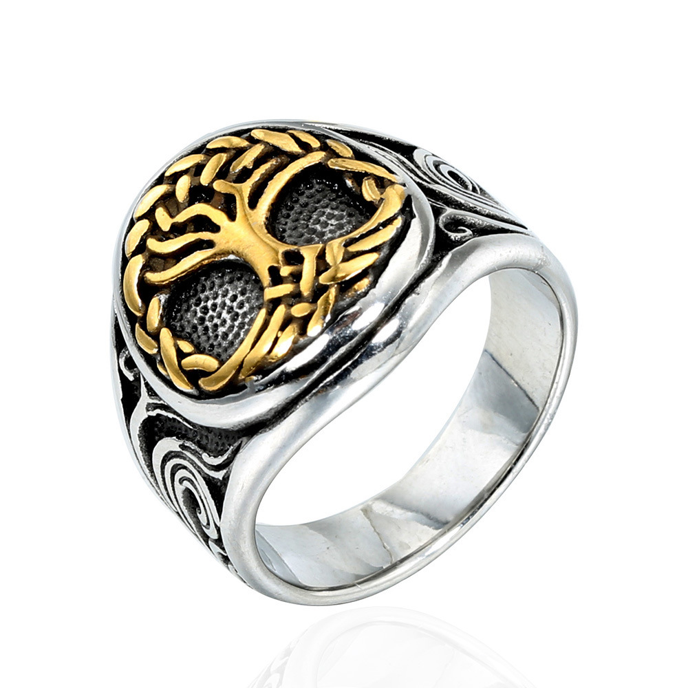 Texture Fiore Con Anello In Acciaio Inox Smaltato