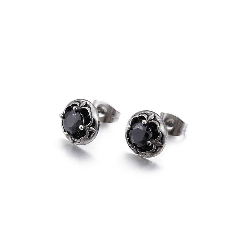 Flower Diamond Stud Earrings - Vrafi Jewelry