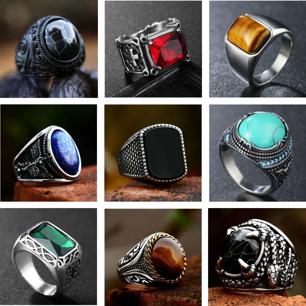 VRAFI Random Gemstone Rings - VRAFI