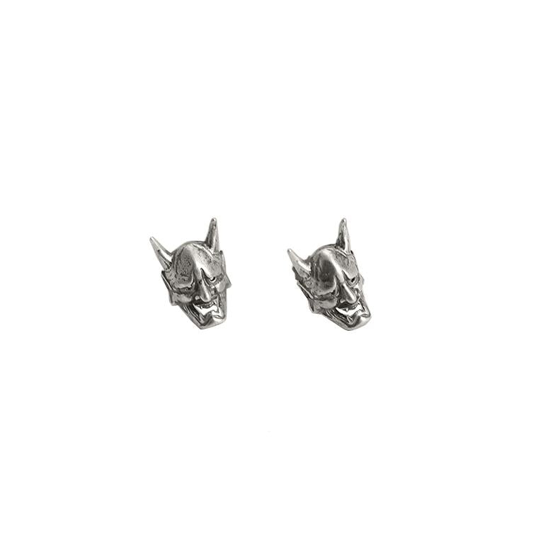 Beast Ghost Head Raksha Yaksha Earring - Vrafi Jewelry