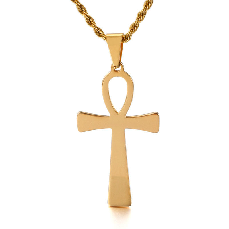 Simple Ankh Stainless Steel Pendant - VRAFI