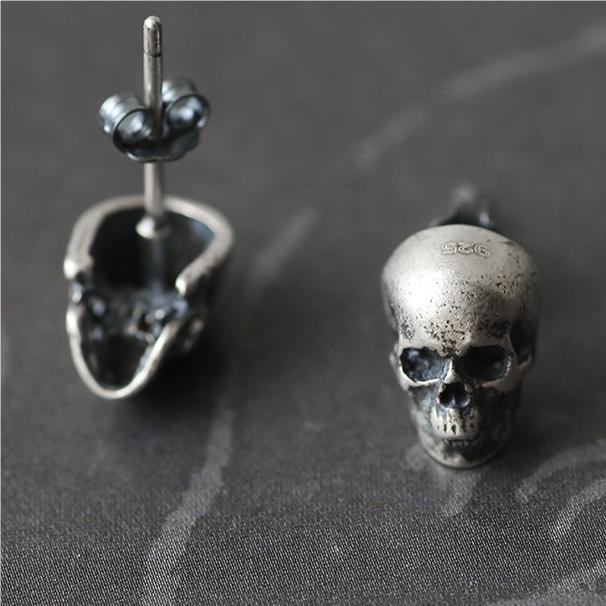 Gothic Skull Hollow Men's Earrings