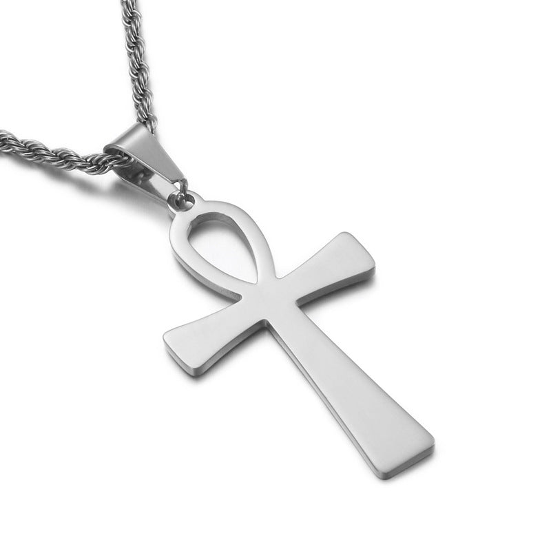 Simple Ankh Stainless Steel Pendant - VRAFI