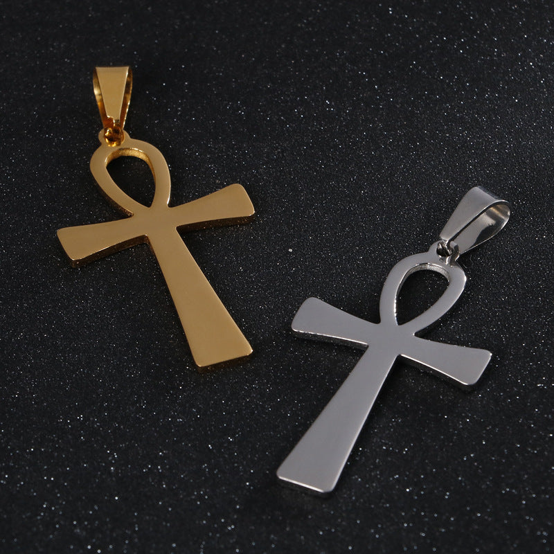 Simple Ankh Stainless Steel Pendant - VRAFI